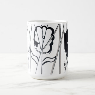 Modern flowers kaffemugg