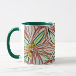 Modern Flowers Mugg