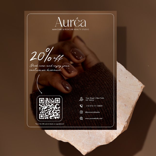 Modern flygblad för skönhetssalong (Skapare uppladdad)