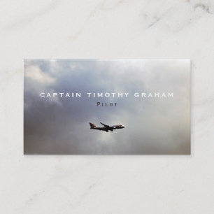 Modern flygning, flygledning och pilot visitkort