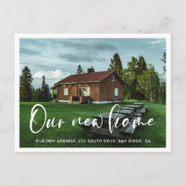 Modern flytta av trendig-typografi vykort