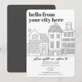 Modern Flytta i destinationsorten Meddelande