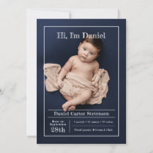 Modern födelseanmälan med rutnät