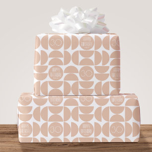 Modern födelsedag, 30:e Rosan Presentpapper