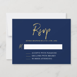 Modern födelsedags-RSVP infogad kort