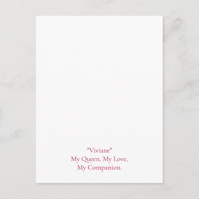 Modern födelsedagsfoto vykort (Framsida)