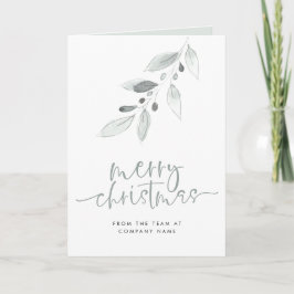 Modern Foliage Company Logotyp God jul Kort