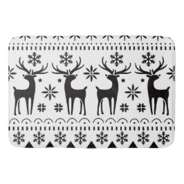 Modern Folk Art-julpryder Badrumsmatta