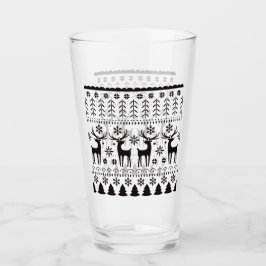 Modern Folk Art-julpryder Glaskopp