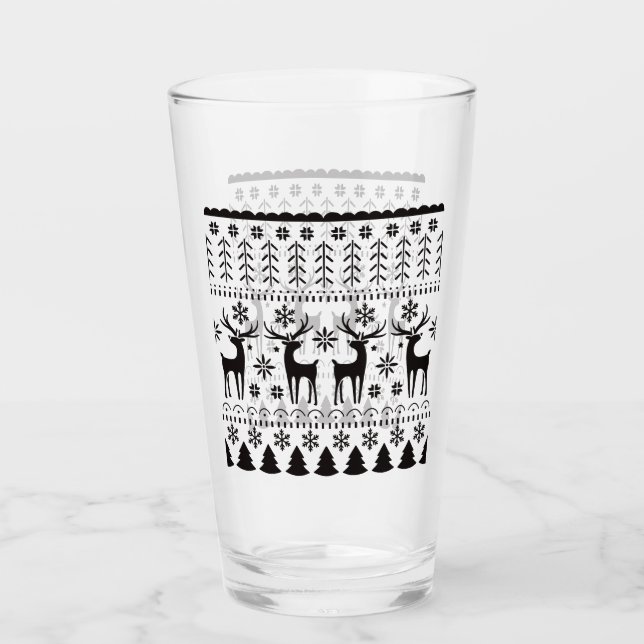 Modern Folk Art-julpryder Glaskopp (Framsida)