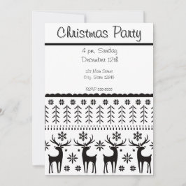 Modern Folk Art-julpryder Inbjudningar