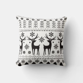 Modern Folk Art-julpryder Kudde