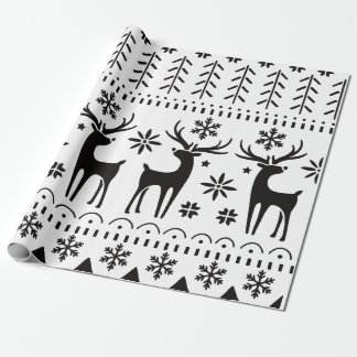 Modern folkkonst julrenar presentpapper
