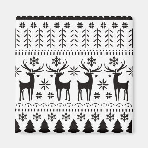 Modern folkkunst julren magnet