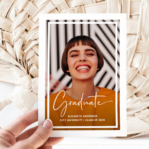 Modern fönster Foto och Ram Studenten Meddelande