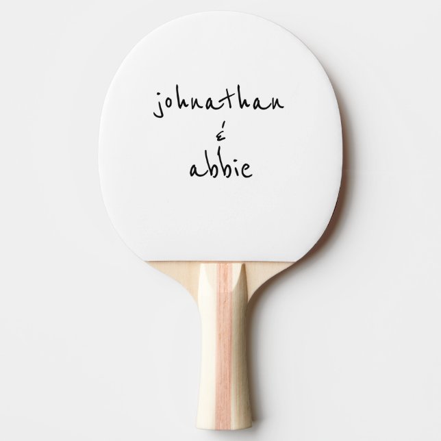 Modern font par Namn Ping Pong Paddle Pingisracket (Framsidan)