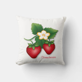 Modern Food Art Strawberry Home Decor Kudde