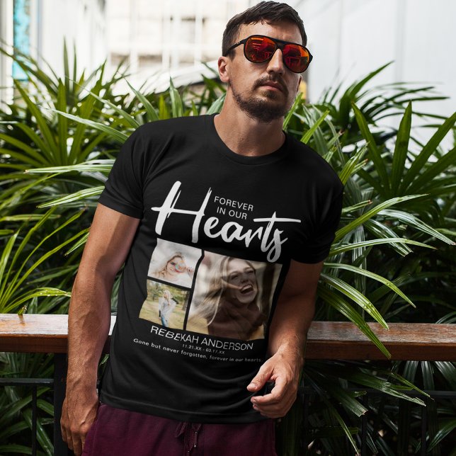 Modern För Evigt I Våra Hjärtan | Begravning T Shirt (Skapare uppladdad)