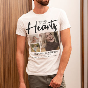 Modern För Evigt I Våra Hjärtan Begravningströja T Shirt