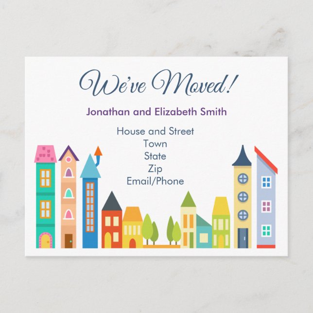 Modern förändring av Adress Meddelande Vykort (Framsida)