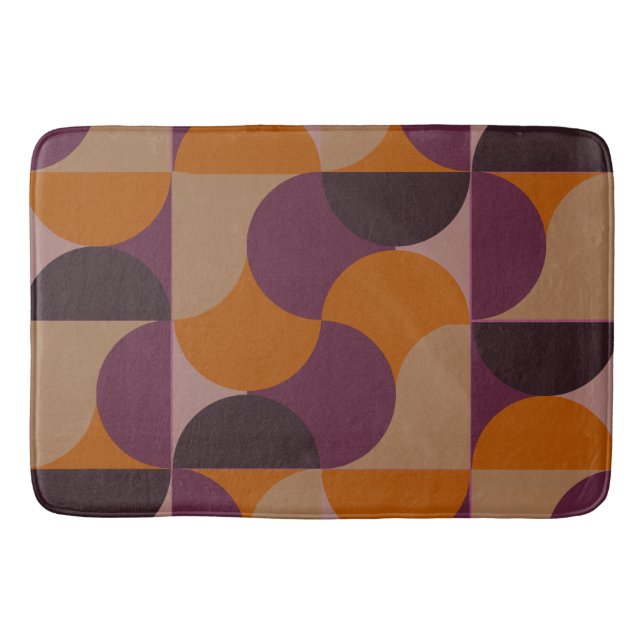 Modern förbränning av Vin Eclipse i mitten av århu Badrumsmatta (Framsidan)