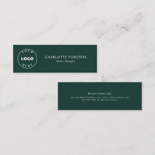 Modern företagsintern Logotyp - enkla företagsanst Mini Visitkort