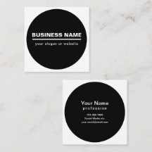 Modern företagsmall i Namn | B&W