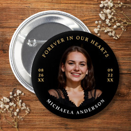 Modern Forever I Våra Hjärtan Begravning/Minnesstu Knapp