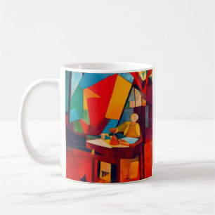Modern författare och konstnärer Studio Kaffemugg