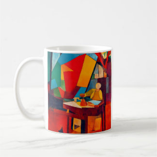 Modern författare och konstnärer Studio Kaffemugg