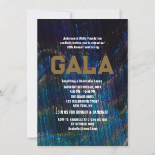 Modern Formal Corporate Gala Boll Party Fundraiser Inbjudningar