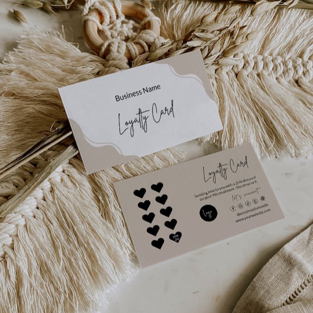 Modern förmånskortsmall. lojalitetskort (Modern Loyalty Card Template,)