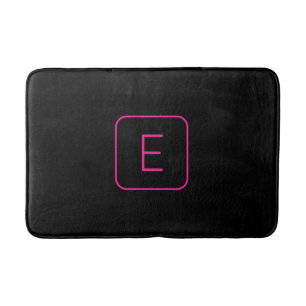 Modern formaterad inledande monogram Rosa och sv Badrumsmatta