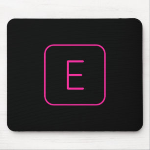 Modern formaterad inledande monogram Rosa och sv Musmatta