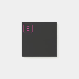 Modern formaterad inledande monogram Rosa och sv Post-it Block