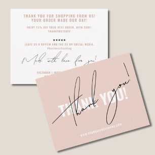 Modern förpackning för  rosor tack kort