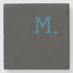Modern första ersättning för monogram - lägg till stenunderlägg
