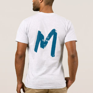 Modern första ersättning för monogram - lägg till  t shirt