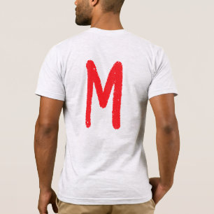 Modern första ersättning för monogram - lägg till  t shirt