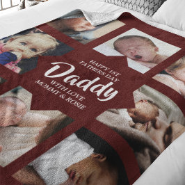 Modern | Första fars dag | Foto Collage Fleece