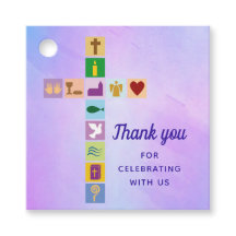 Modern första Heligans gemenskap Färga Kor-symbole