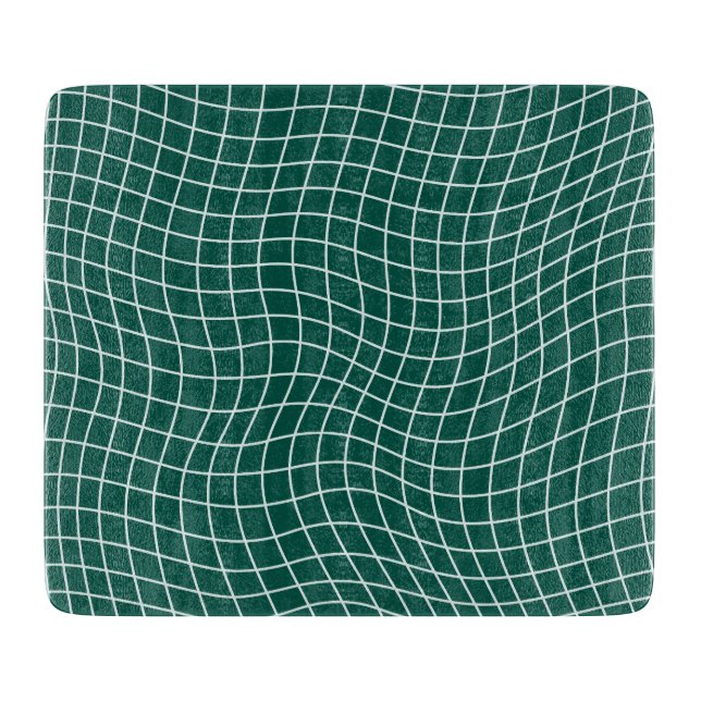 Modern förvrängd grid | Minimalistisk flytande geo (Framsidan)
