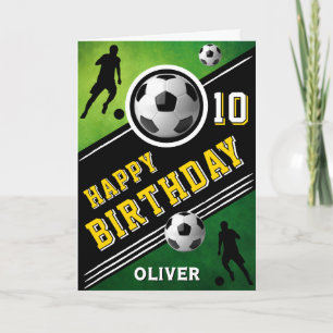 Modern fotbollsspelare födelsedag kort