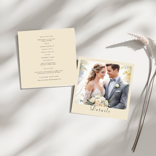 Modern Foto Anpassningsbar Qr-kodhölje Tilläggskort (Skapare uppladdad)