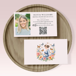 Modern foto Birth & Postpartum Doula Visitkort
