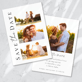 Modern foto Bröllop i Calligraphy Script Spara Datumet