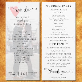 Modern foto Bröllop med enkel Elegant Program