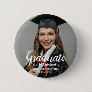Modern foto för personlig Student Knapp