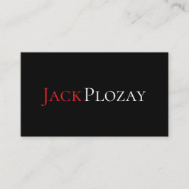 Modern foto för teater och professioneller visitkort