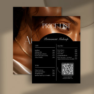 Modern Foto Kosmetisk Salong Prislista Meny